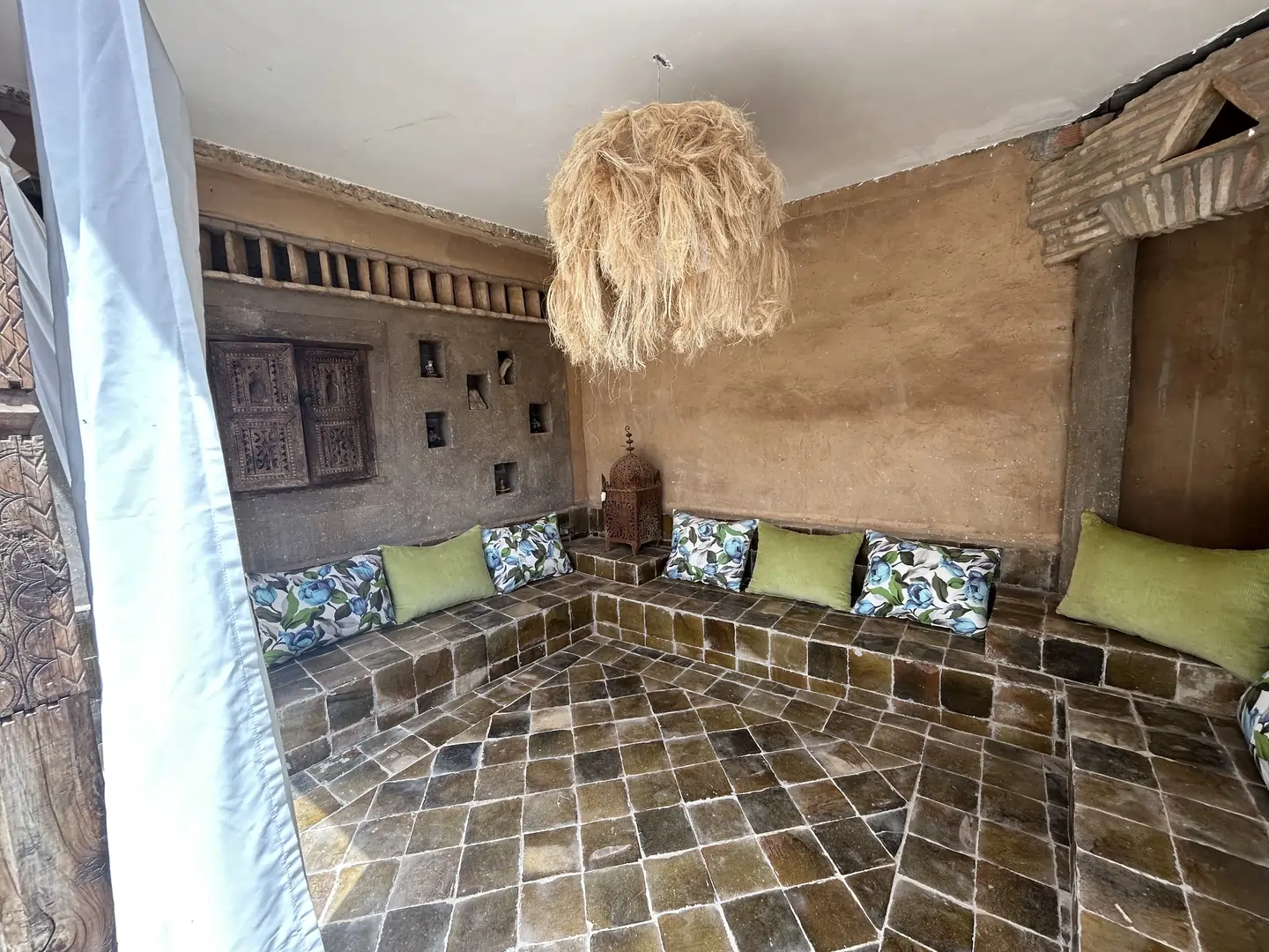 Salon marocain du Riad Dar Laure