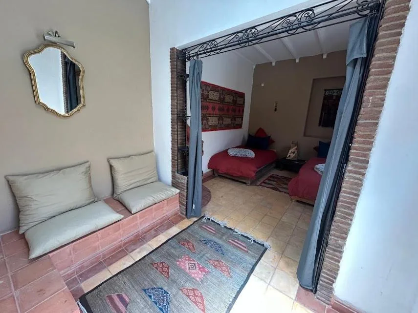 Espace de repos de la Chambre Double ou Lits Jumeaux