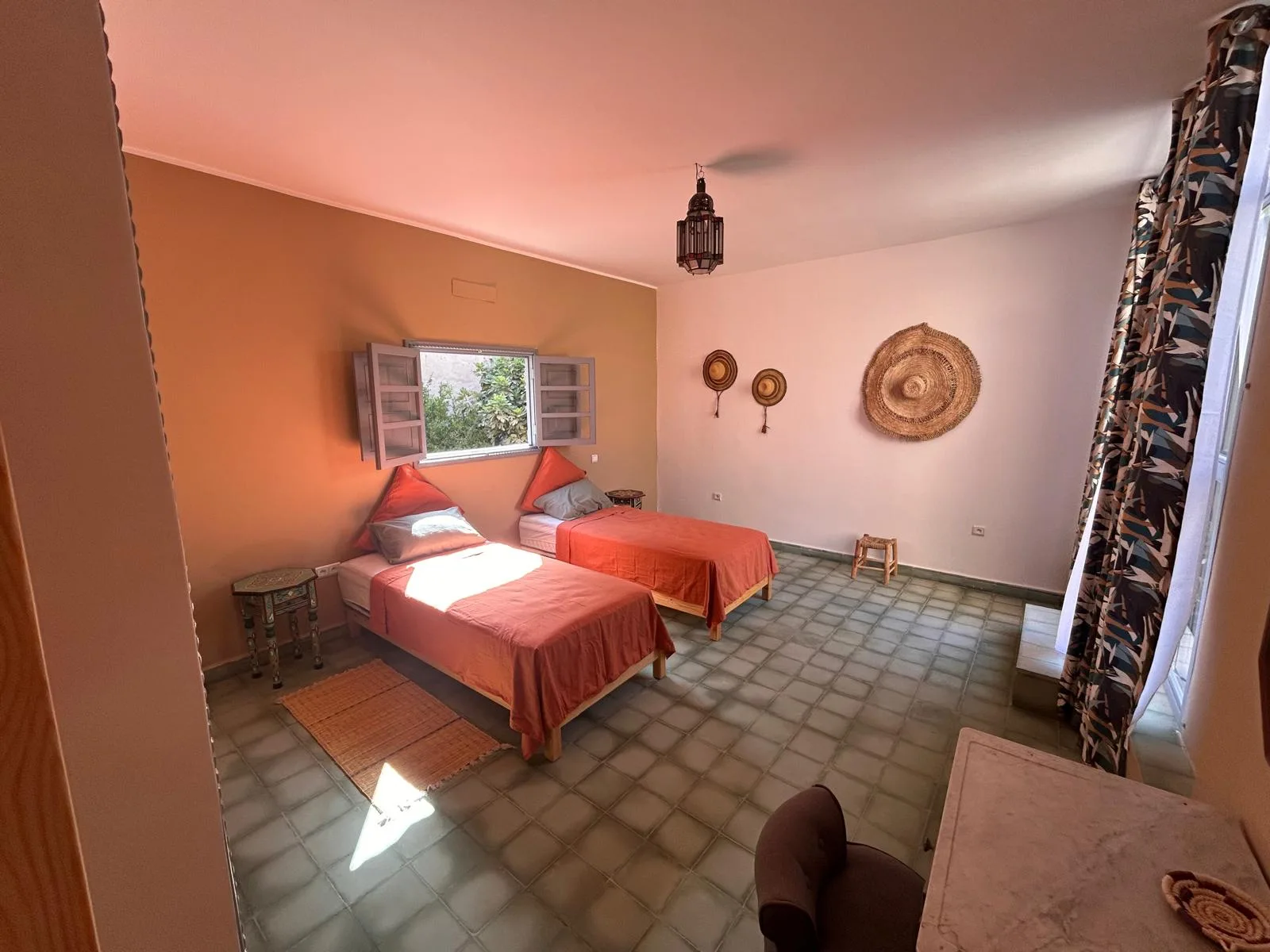 Photo de la chambre terracotta